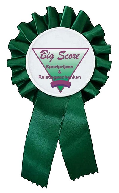 R 05 Jury Rozet Ø 8,5 L: 14,5 cm met optie Full-Colour logo Ø 50 mm
